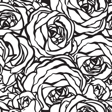 Rose Flower Patterns Vector | Best Flower Site