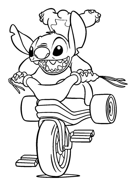 Stitch Coloring Pages Printable