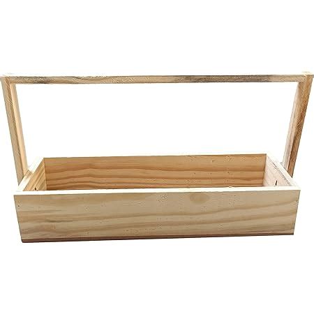 WOODENLAB-Pinewood Tray | Pine Wood Basket 4x12 inch | Cake Basket ...
