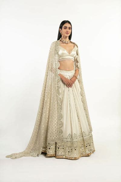 Ivory Embellished Lehenga Set – abhinavmishra