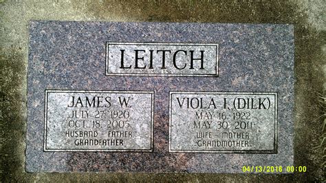 James Wesley Leitch Jr. (1920-2005) - Find a Grave Memorial