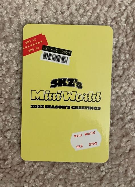 STRAY KIDS SKZ'S Mini World 2023 Season's Greeting | Ubuy India