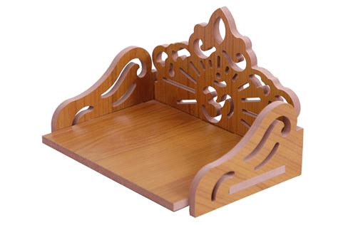 Buy Om Shree,Art and Craft Wooden Temple Beautiful Plywood Mandir Pooja ...
