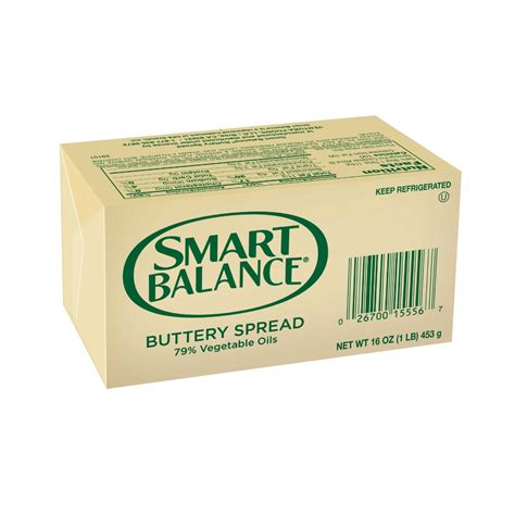 Smart Balance 79 Percent Vegetable Oil Buttery Spread, 1 Pound -- 30 ...