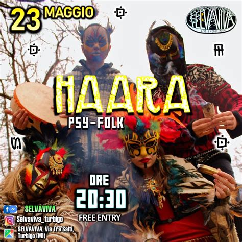 HAARA // Psy Folk live in Selva!, via tre salti, Turbigo, Lombardia, 23 ...