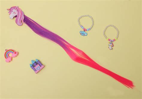 Unicorn Face Hair Extension for Kids – Clip-On Accessory