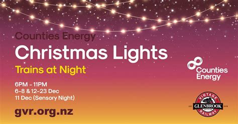 Counties Energy Christmas Lights - Trains at Night 2024, Glenbrook ...