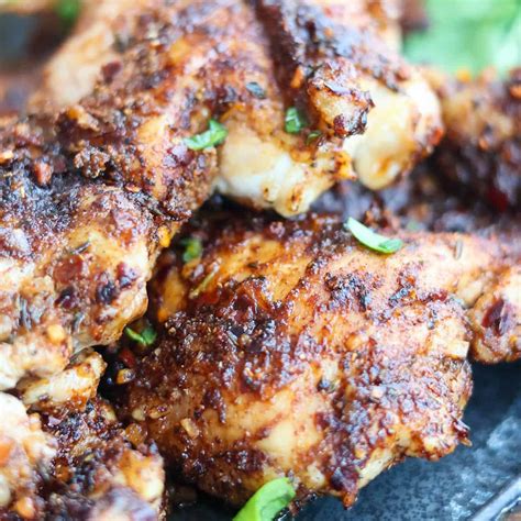 Jerk Chicken Thighs - Golden Grace Kitchen