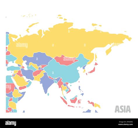 Simple Map Asia Continent 的图像结果