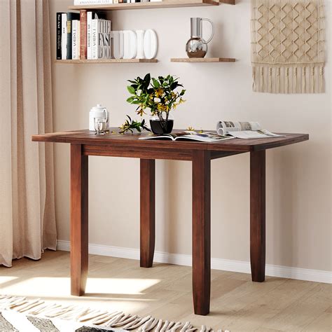 Buy seerjik Drop Leaf Dining Table Kitchen Table,Extendable Dining ...