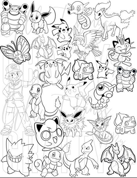 Free Pokemon Coloring Sheets Printable: Fun for Kids! - Printables for ...