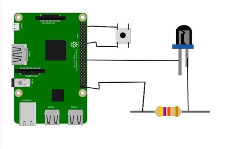Raspberry Pi LED Button Experiment