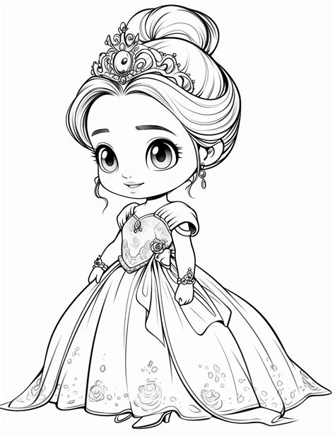 Coloring Pages Disney Babies Princesses