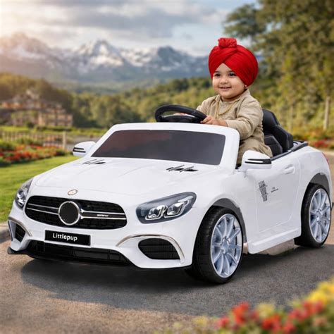 Buy LITTLE PUP Battery Operated Ride-On Car for Kids with Remote ...