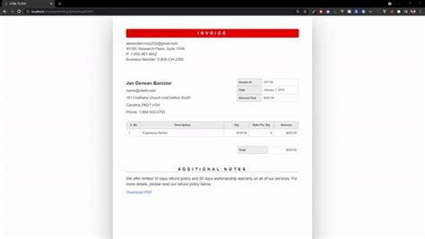 Html2pdf JavaScript Example 的图像结果