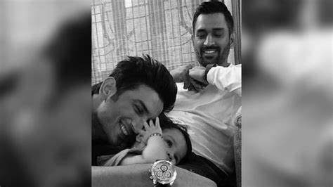 Sushant Singh Rajput's pic with Dhoni and baby daughter goes viral ...