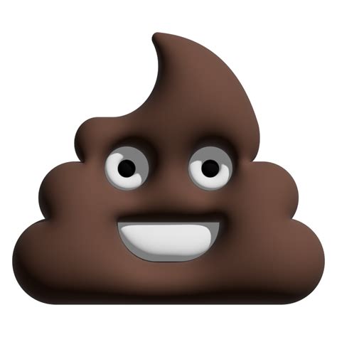 Emoticon emoji 3d poop 25945173 PNG
