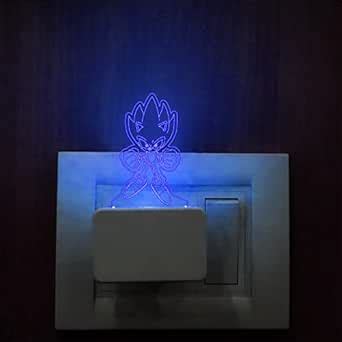 Buy StarLaser 3D Illusion Anime Night Lamp with 7 Color Changing Light ...