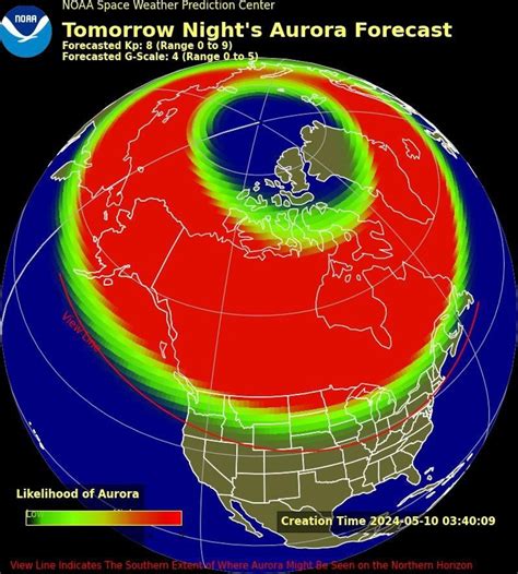 Northern lights could be seen as far south as Alabama this weekend ...
