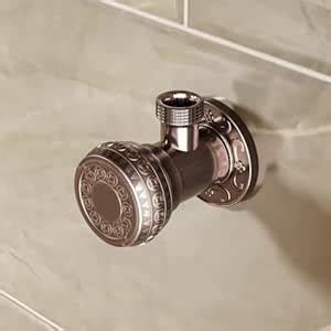 B Backline Brass Angle Valve with Wall Flange for Bathroom/Kitchen ...