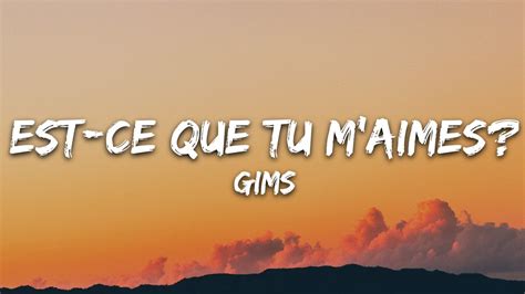 Image Plagiat de : Maître Gims - Est-ce Que Tu M'aimes ? (Lyrics)