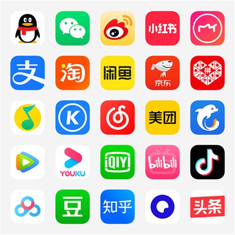 各大手机应用APP图标合集