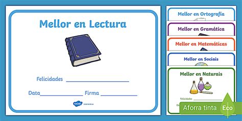 Diplomas: 30 premios - Fin de curso