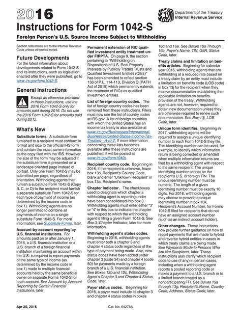 1042 s instructions: Fill out & sign online | DocHub