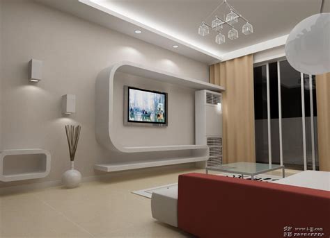 2012年最新的客厅电视墙装修效果图，简单明亮家庭电视墙设计图片(10)_电视墙壁纸_