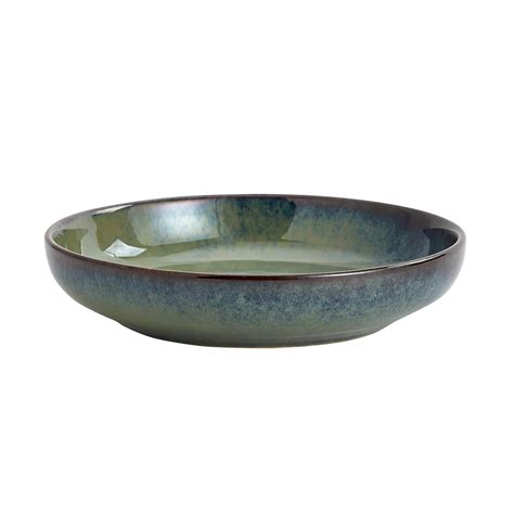 Buy Swuut Transmutation Glaze Serving Pasta Bowl,10 inch Ceramic Wide ...