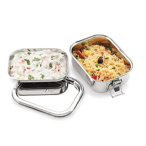 Buy JVL Stainless Steel Leakproof Lunch Box for Kids , Single Layer ...