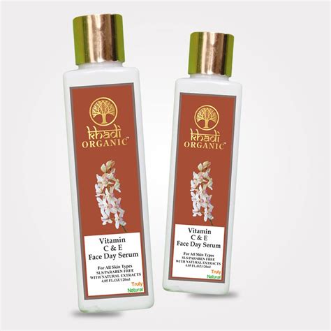 Khadi Organic Vitamin C and E Face and Day Cream 120ML (Pack 2, 120ML ...