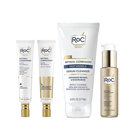Deep Wrinkle Daily Routine Skincare Set - RoC® Skincare