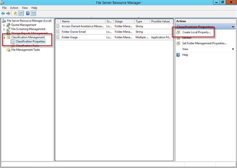 File Server Resource Manager Classification 的图像结果
