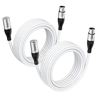 EBXYA XLR Cable 10 Ft 2 Packs - Premium Microphone Cable Patch Speaker ...