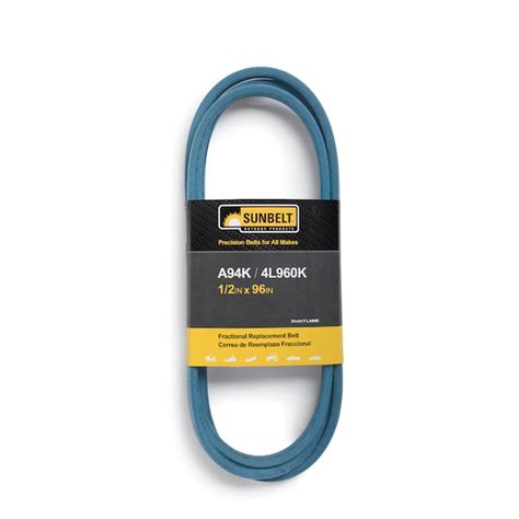 Sunbelt 1/2-in x 96-in Deck/Drive Belt, Multiple, Replaces OEM Part ...