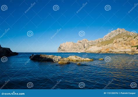 Rocks in Water on Spanish Coast Stock Photo - Image of formations ...