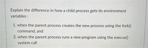 Parent Process vs Child Process 的图像结果