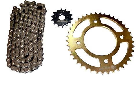 Buy Stunner CBS 125 CC / Hero Ignitor Heavy Duty Chain Sprocket Kit ...