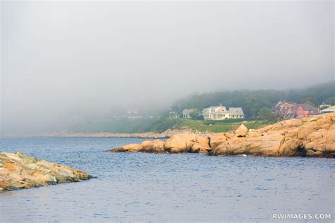 Framed Photo Print Picture of FOG ROCKPORT FISHING VILLAGE CAPE ANN ...