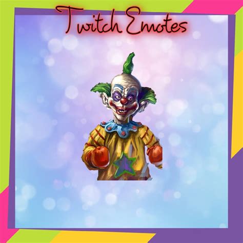 Killer Clowns Shorty Emotes, Twitch Emotes, Discord Emotes, Streamer ...