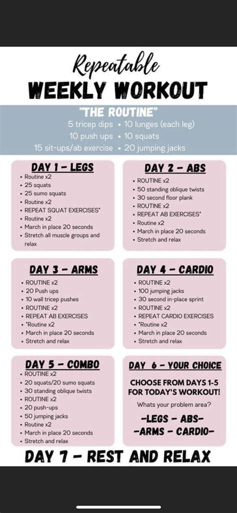 Image result for Developing a Weekly Workout Training Schedule
