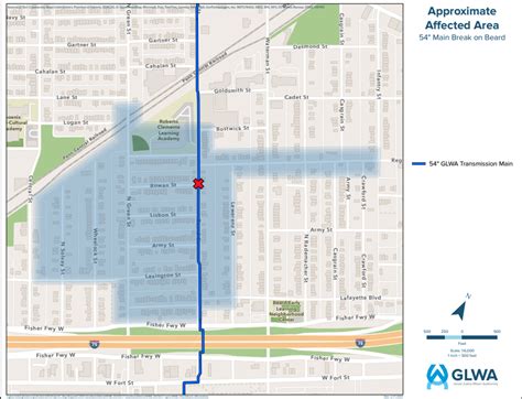 The latest on a 54-inch water main break in SW Detroit that flooded neighborhood