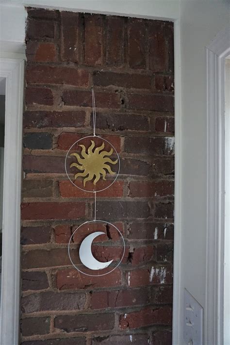 Buy Sun & Moon Wall Decor, Sun Moon Wall Hanging, Sun Moon Art,handmade ...