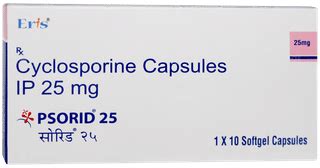 Psorid 25 Capsule 10 - Uses, Side Effects, Dosage, Price | Truemeds