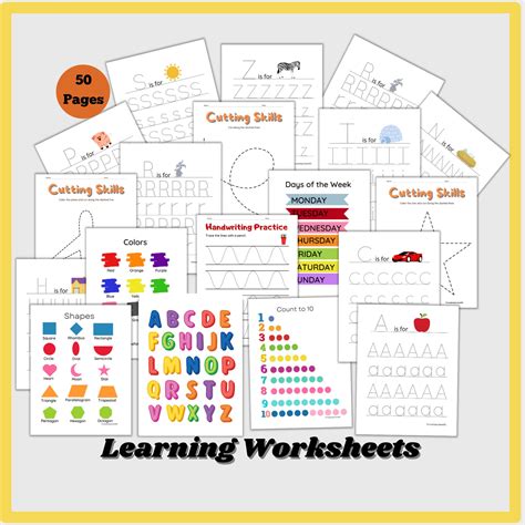 Learning Worksheets 的图像结果