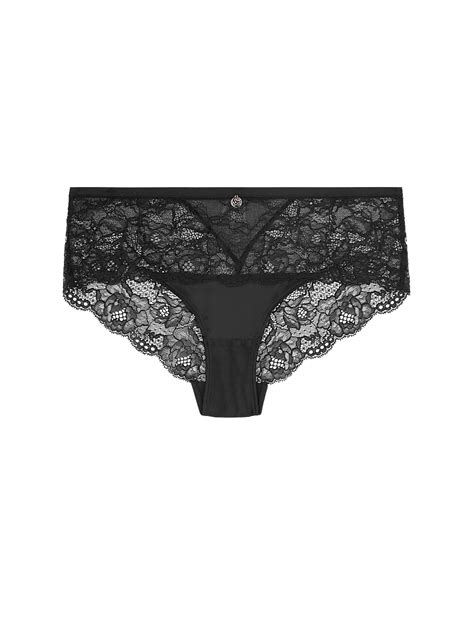 Lace Shorts With Silk