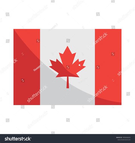 Canada Flag Maple Leaf Isolated: เวกเตอร์สต็อก (ปลอดค่าลิขสิทธิ์ ...