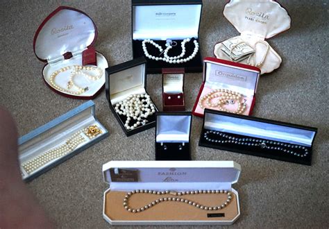 Vintage Rosita Triple Row Faux Pearl Necklace Boxed - FREE UK POSTAGE ...