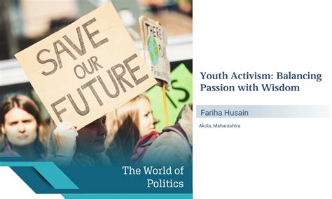 Youth Activism: Balancing Passion with Wisdom - Aura | Monthly e Magazine